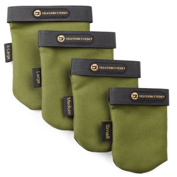 Seleverkstedet Endurance dog boot 4pk Grønn/brun Seleverkstedet