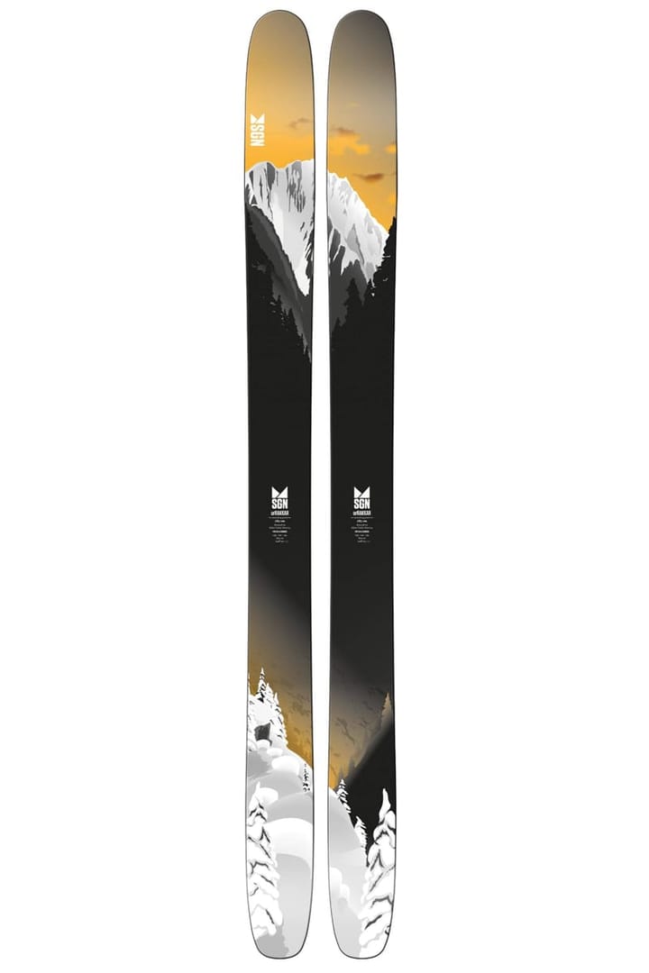 SGN Skis UrRakkar Black Brown Artwork SGN skis SGN Skis UrRakkar Black Brown Artwork SGN skis