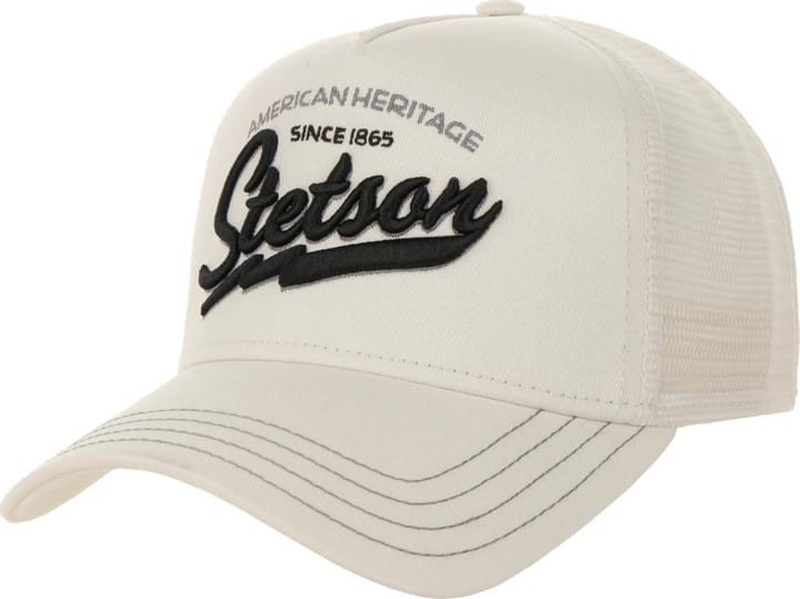 Stetson Unisex Trucker Cap American Heritage Classic White Stetson Stetson Unisex Trucker Cap American Heritage Classic White Stetson
