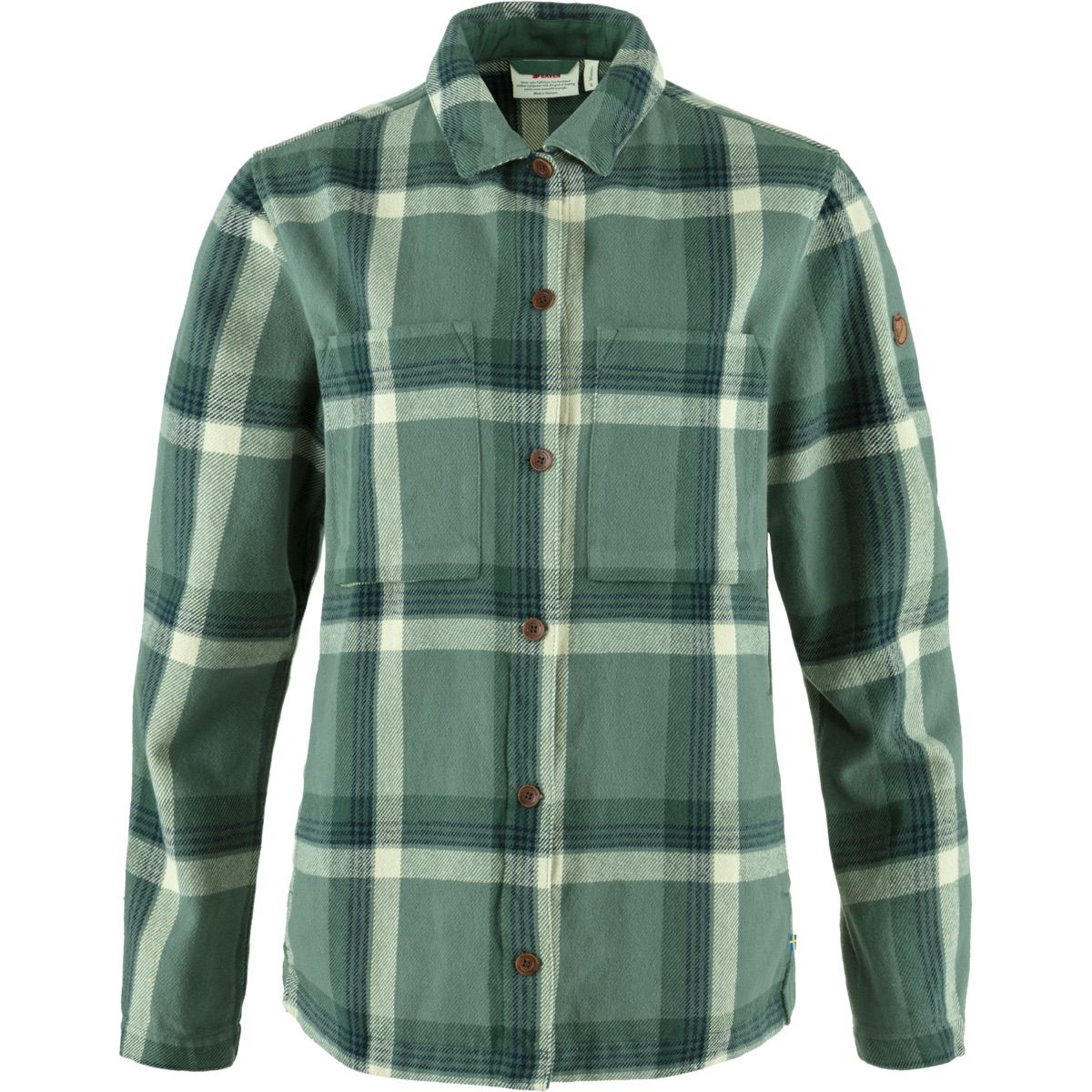 Fjällräven Singi Flannel Overshirt W Patina Green-Deep Patina