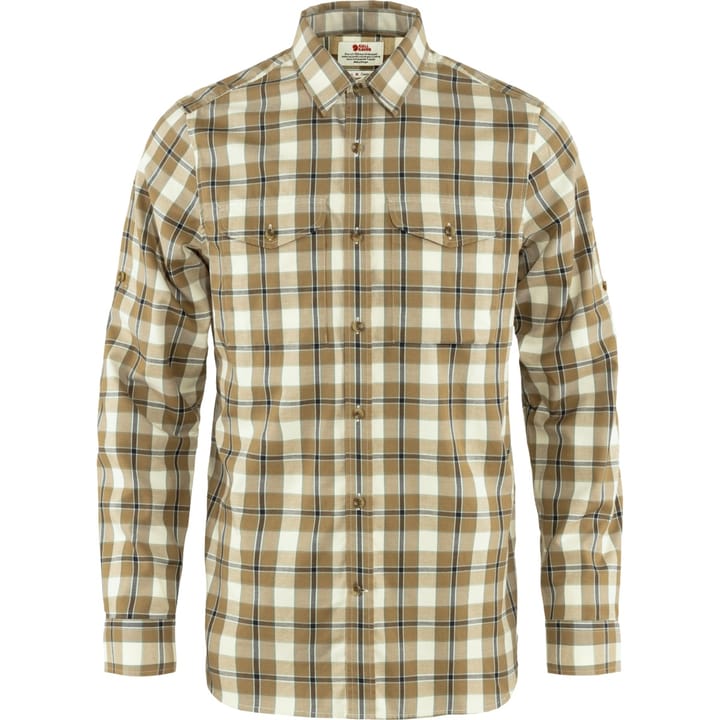 Fjällräven Men's Singi Flannel Shirt LS Buckwheat Brown-Patina Green Fjällräven