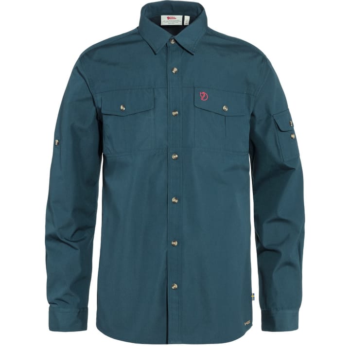 Fjällräven Men's Sarek Trekking Shirt Mountain Blue Fjällräven