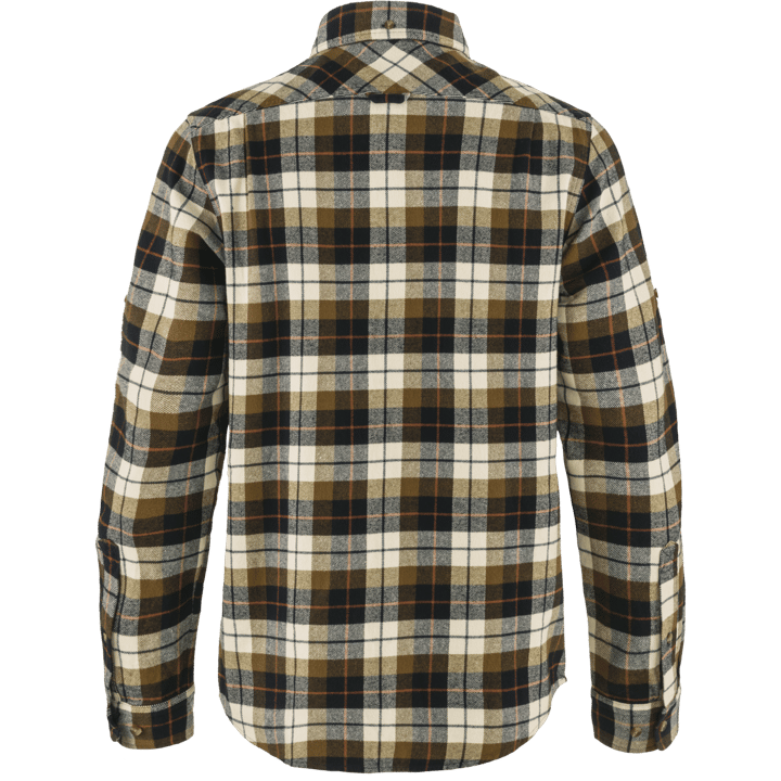 Fjällräven Men's Singi Heavy Flannel Shirt Chalk White-Dark Navy Fjällräven