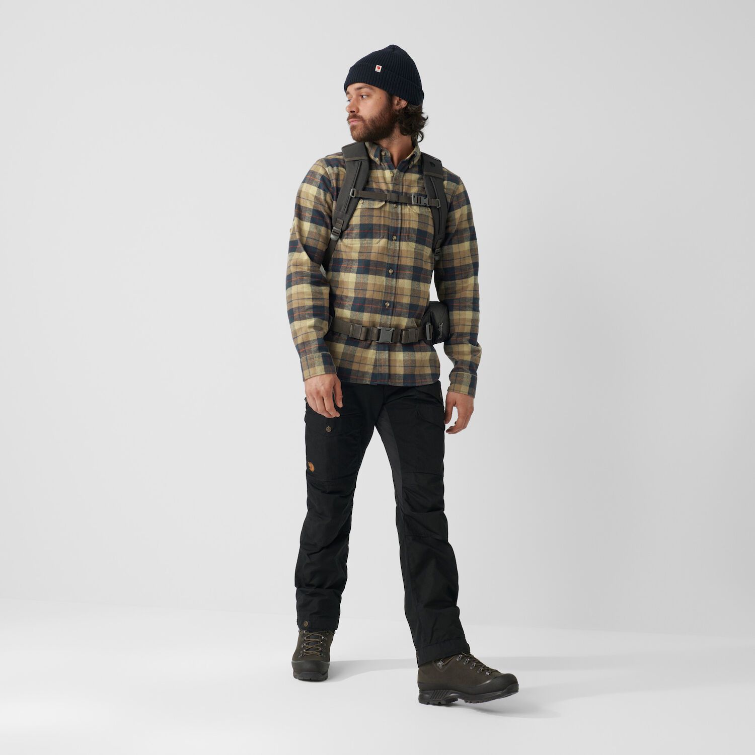 Fjallraven Men s Singi Heavy Flannel Shirt Autumn Leaf Dark Navy Buy Fjallraven Men s Singi Heavy Flannel Shirt Autumn Leaf Dark Navy here Outnorth