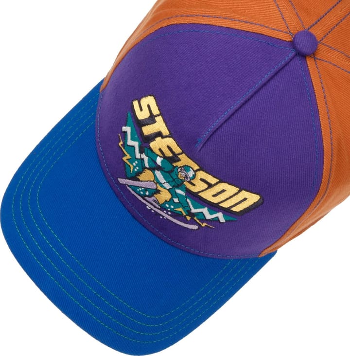 Stetson Ski Trucker Colour Block Cap Blue/Orange/Purple Stetson Stetson Ski Trucker Colour Block Cap Blue/Orange/Purple Stetson