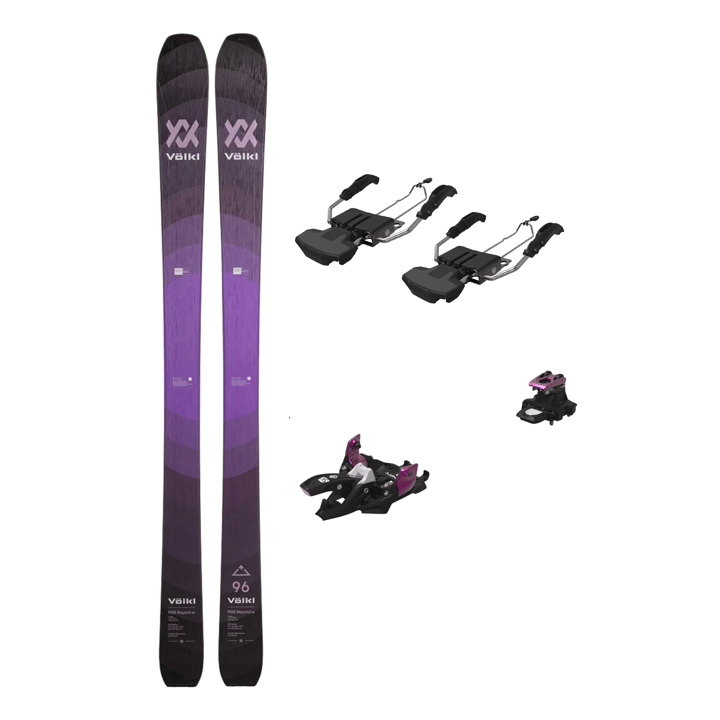 Völkl Rise Beyond 96 W - Toppturpakke med Marker Alpinist 8 og Marker Skistopper 105mm Völkl