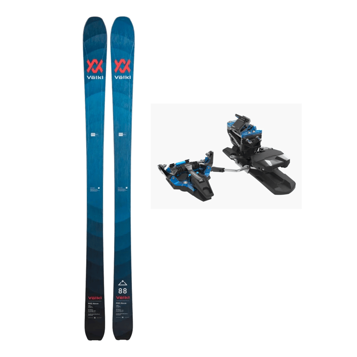 Völkl Rise Above 88 - Toppturpakke med Dynafit Radical Blue 100 mm Völkl