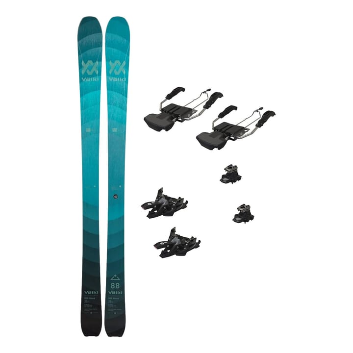 Völkl Rise Above 88 W - toppturpakke med Marker Alpinist 10 og Marker Skistopper 90mm Völkl