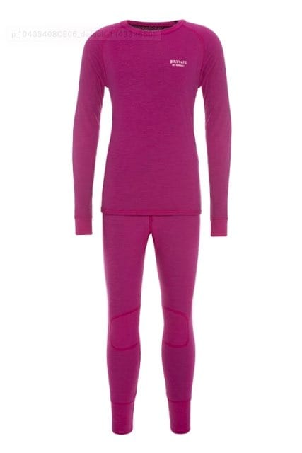 Brynje Kids Arctic Shirt/Longs Cerise Brynje