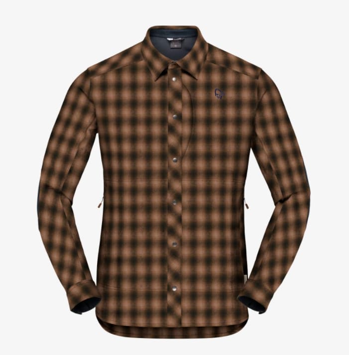 Norrøna Tamok Wool Shirt M'S Emperador Norrøna Norrøna Tamok Wool Shirt M'S Emperador Norrøna