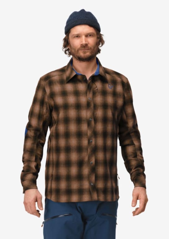 Norrøna Tamok Wool Shirt M'S Emperador Norrøna Norrøna Tamok Wool Shirt M'S Emperador Norrøna