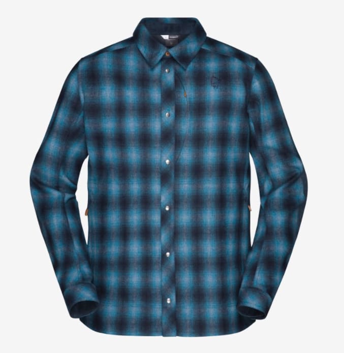 Norrøna Tamok Wool Shirt M's Indigo Night Norrøna