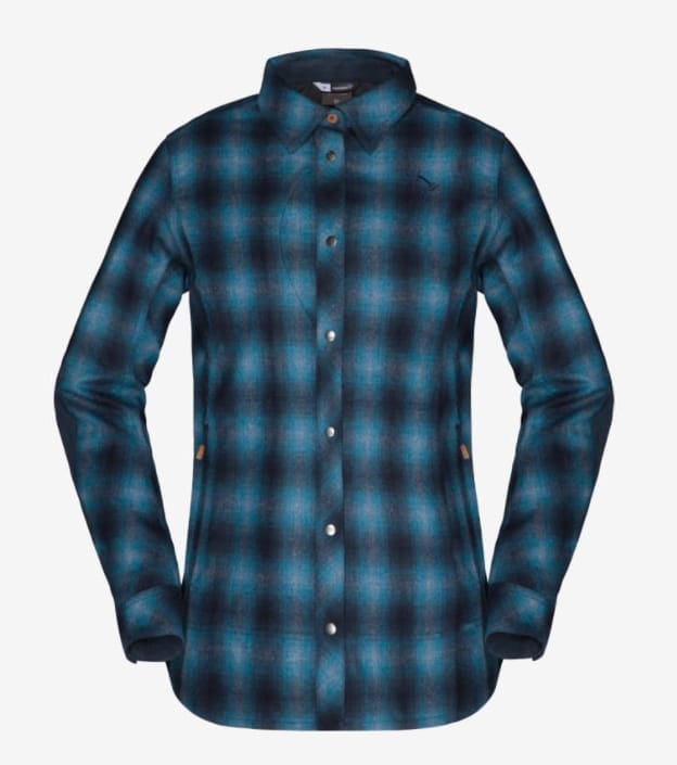 Norrøna Tamok Wool Shirt W'S Indigo Night Norrøna Norrøna Tamok Wool Shirt W'S Indigo Night Norrøna