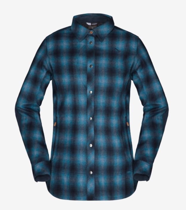 Norrøna Tamok Wool Shirt W'S Indigo Night Norrøna