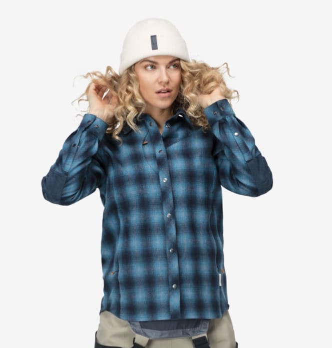Norrøna Tamok Wool Shirt W'S Indigo Night Norrøna Norrøna Tamok Wool Shirt W'S Indigo Night Norrøna