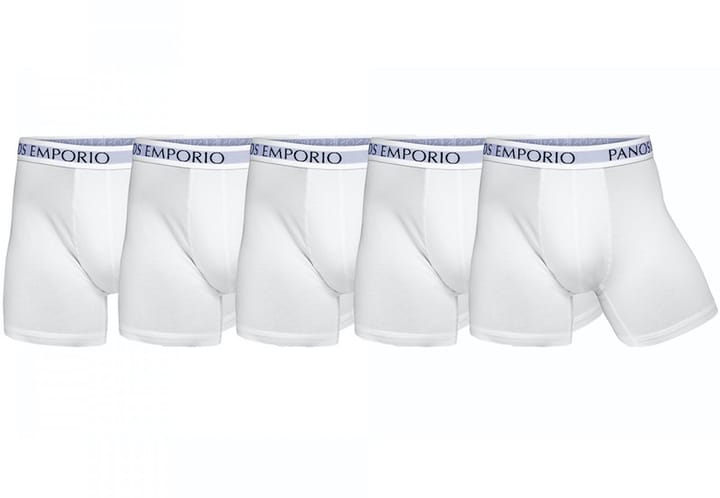 Panos Emporio Man Pe 5pk Base Bamboo Boxer White Panos Emporio