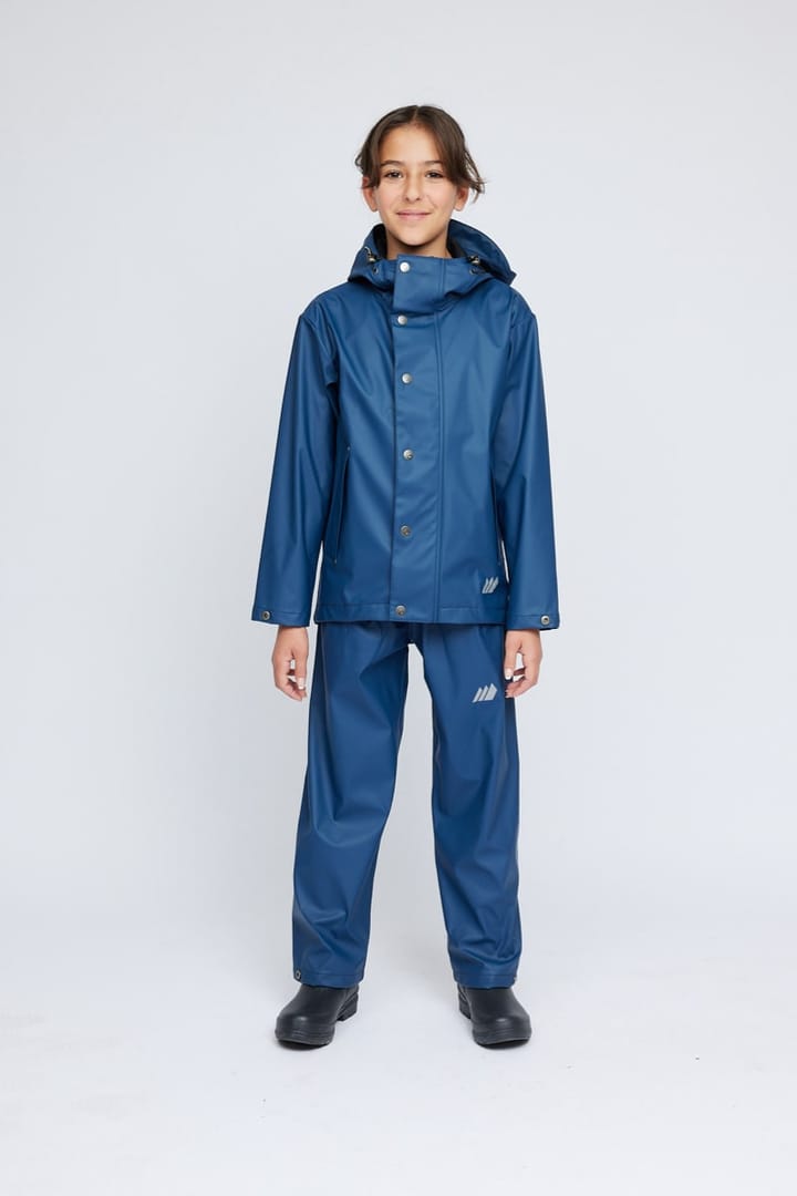 Skogstad Juniors' Espevær PU Regnsett Dark Denim Skogstad
