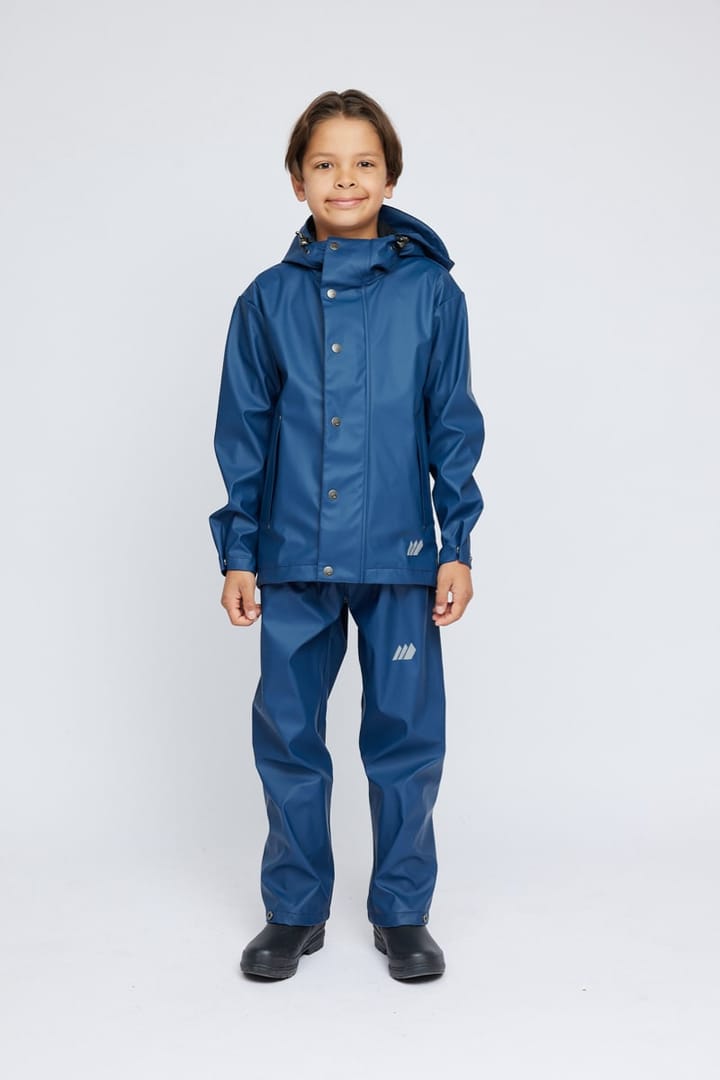 Skogstad Juniors' Espevær PU Regnsett Dark Denim