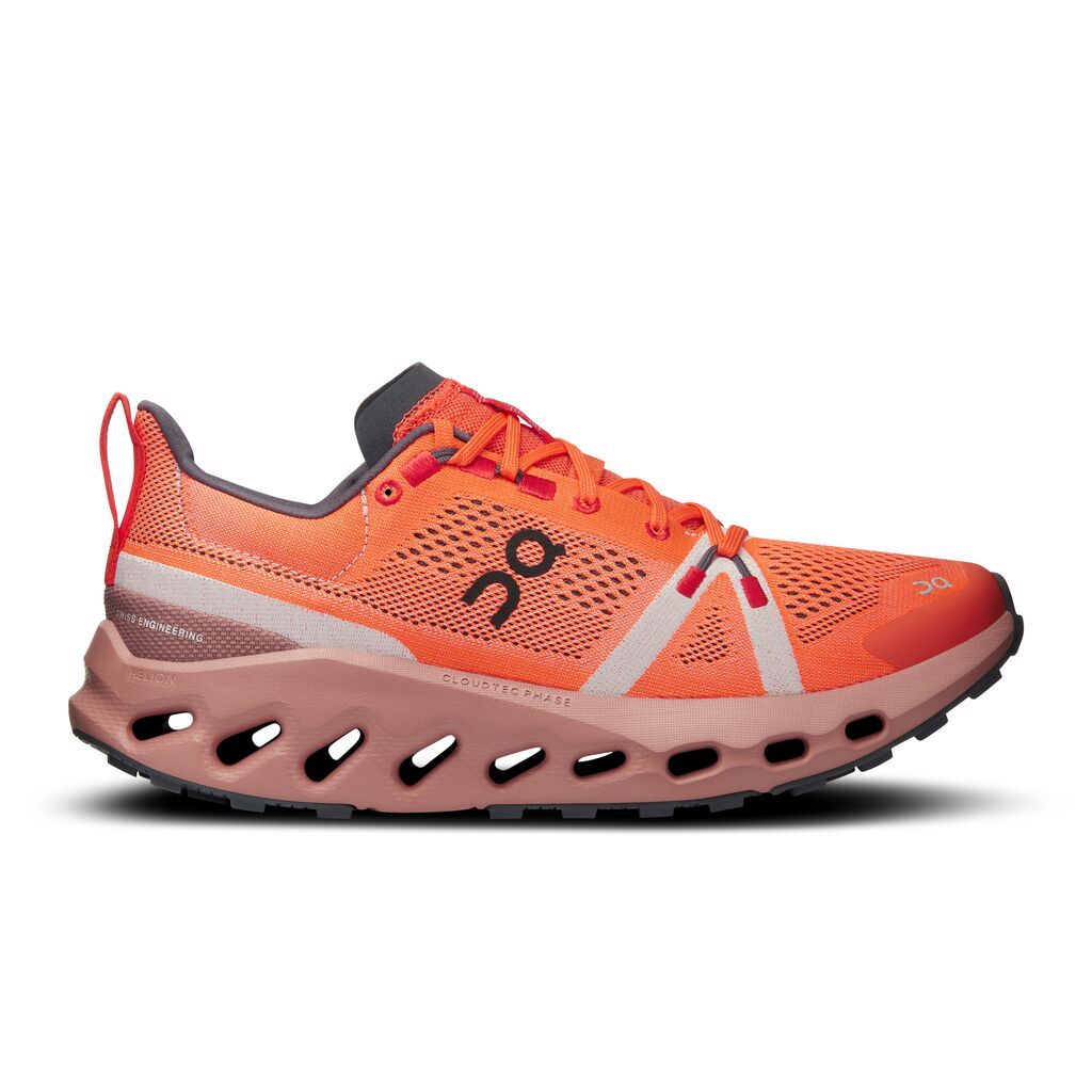 On Women's Cloudsurfer Trail Flame - Dustrose