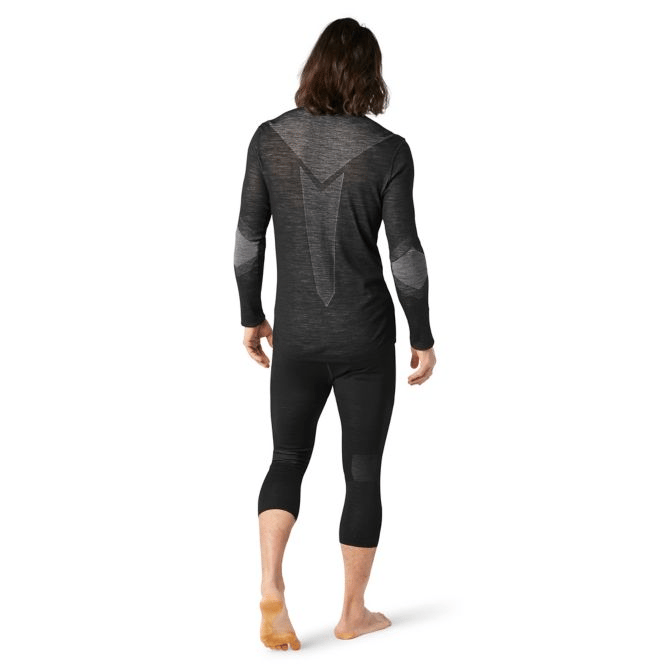 Smartwool M Intraknit Thermal Merino 1/4 Zip Black/White Smartwool Smartwool M Intraknit Thermal Merino 1/4 Zip Black/White Smartwool