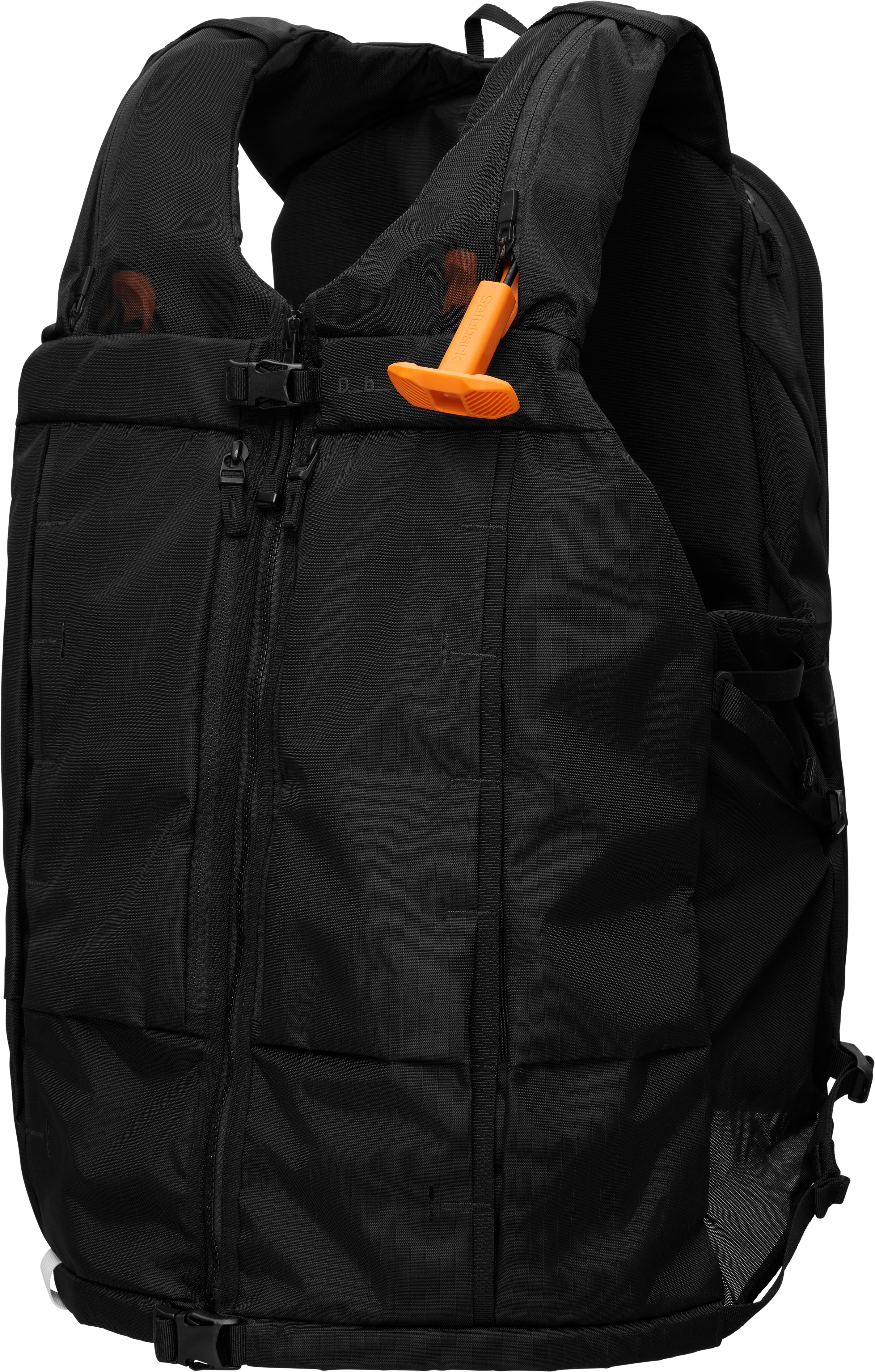 Db Snow Pro Vest X Safeback Black Out Laskettelureput 8L