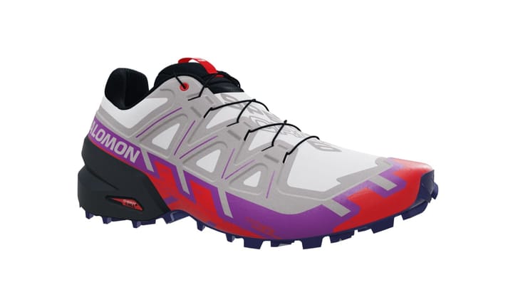 Salomon Women's Speedcross 6 White/Sparkling Grape/Fiery Red Salomon