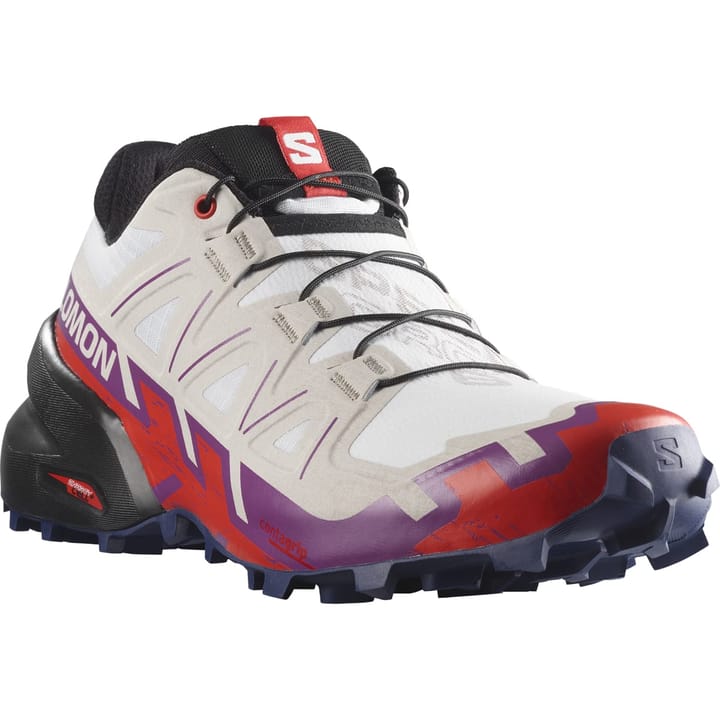 Salomon Women's Speedcross 6 White/Sparkling Grape/Fiery Red Salomon