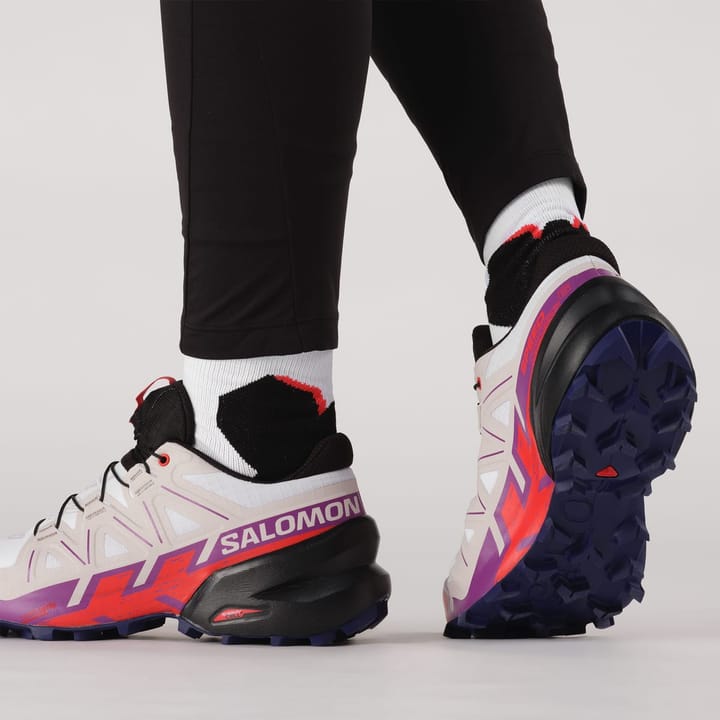 Salomon Women's Speedcross 6 White/Sparkling Grape/Fiery Red Salomon Salomon Women's Speedcross 6 White/Sparkling Grape/Fiery Red Salomon