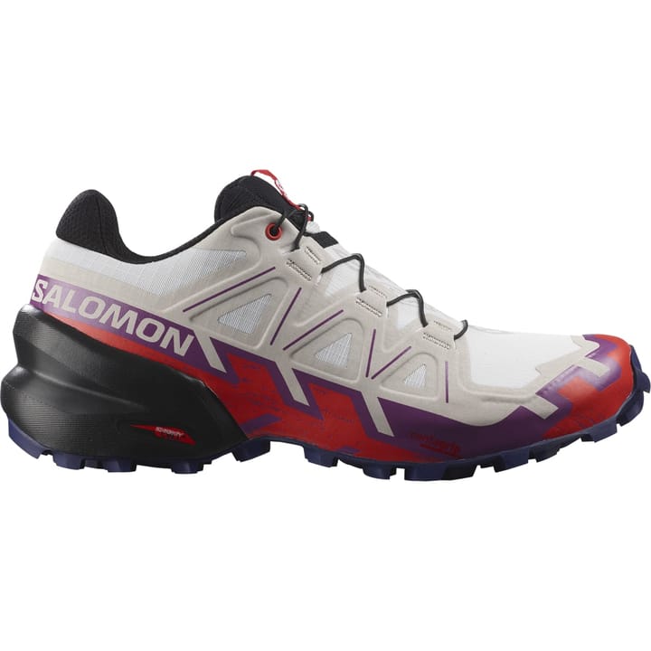 Salomon Women's Speedcross 6 White/Sparkling Grape/Fiery Red Salomon