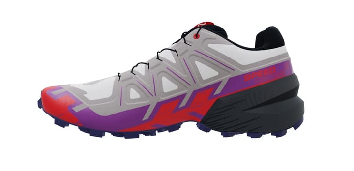 Salomon Women's Speedcross 6 White/Sparkling Grape/Fiery Red Salomon Salomon Women's Speedcross 6 White/Sparkling Grape/Fiery Red Salomon