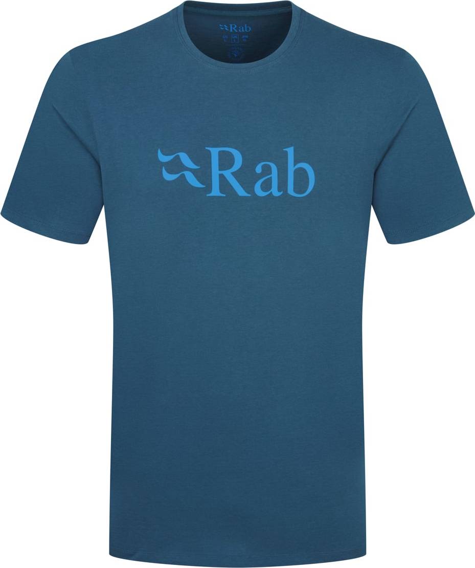 Rab Stance Logo Tee Tempest Blue