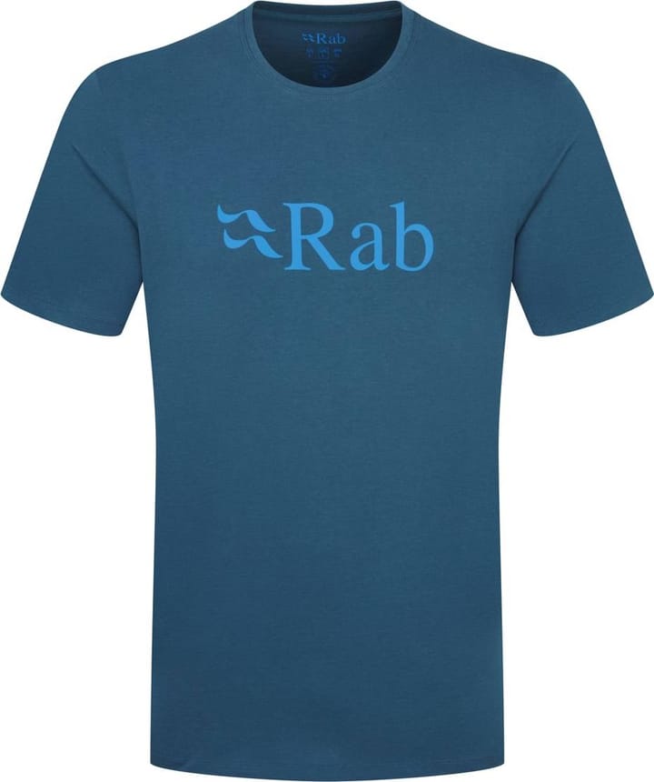 Rab Stance Logo Tee Tempest Blue Rab