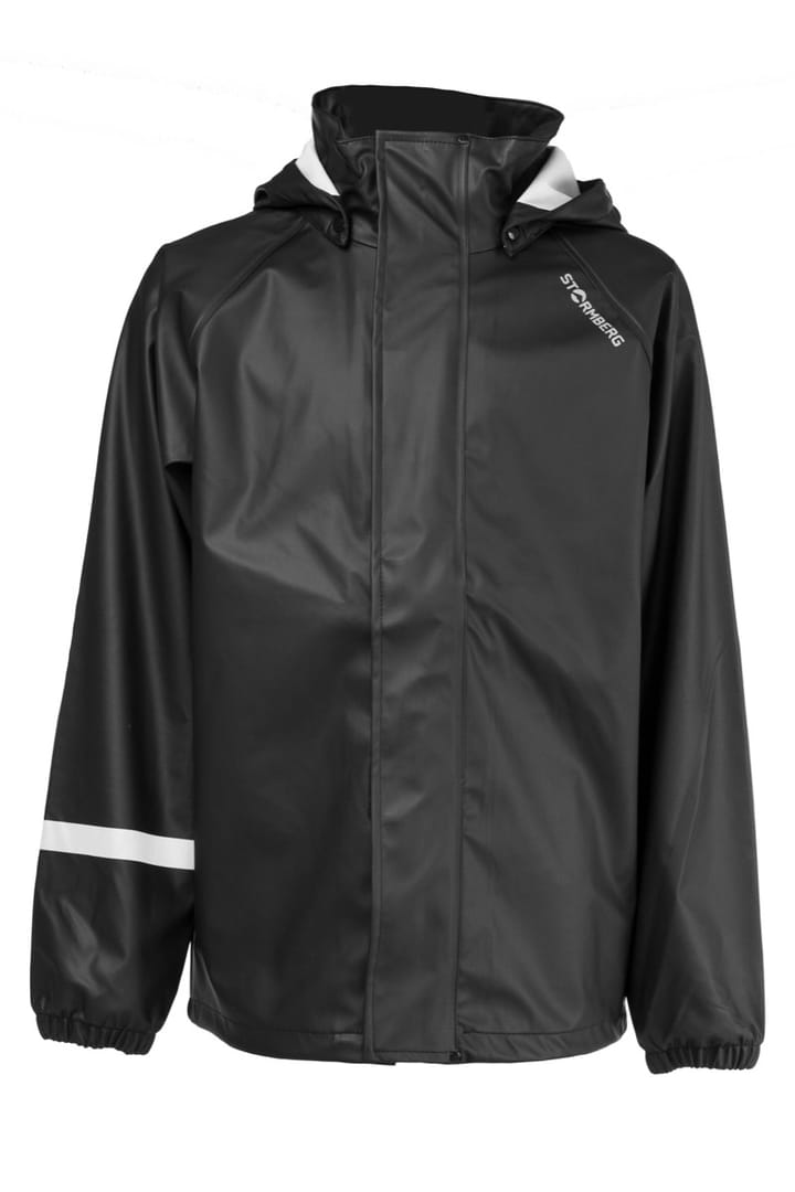 Stormberg Regndag Rec Rain Jacket Jr Jet Black Stormberg Stormberg Regndag Rec Rain Jacket Jr Jet Black Stormberg