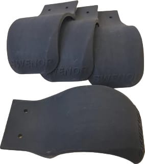 Swenor Mudflap 4-pack Black Swenor