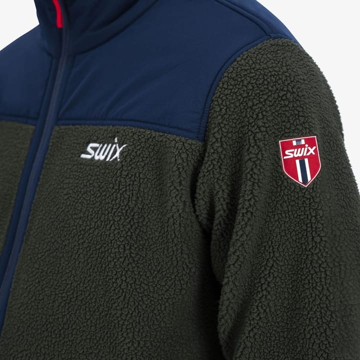 Swix Blizzard Midlayer Jacket M Dark Olive Swix