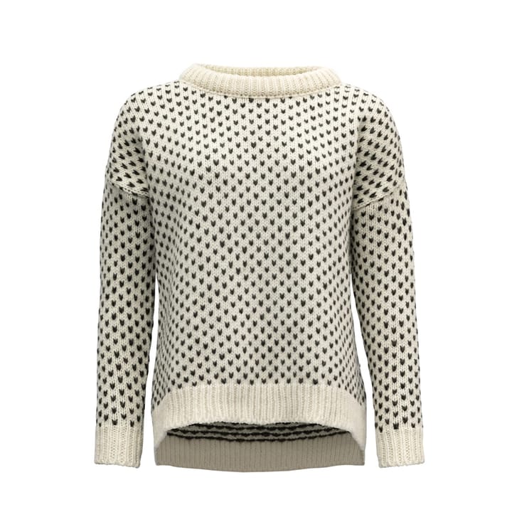 Devold Nordsjø Womans Split Seam Sweater Offwhite Devold