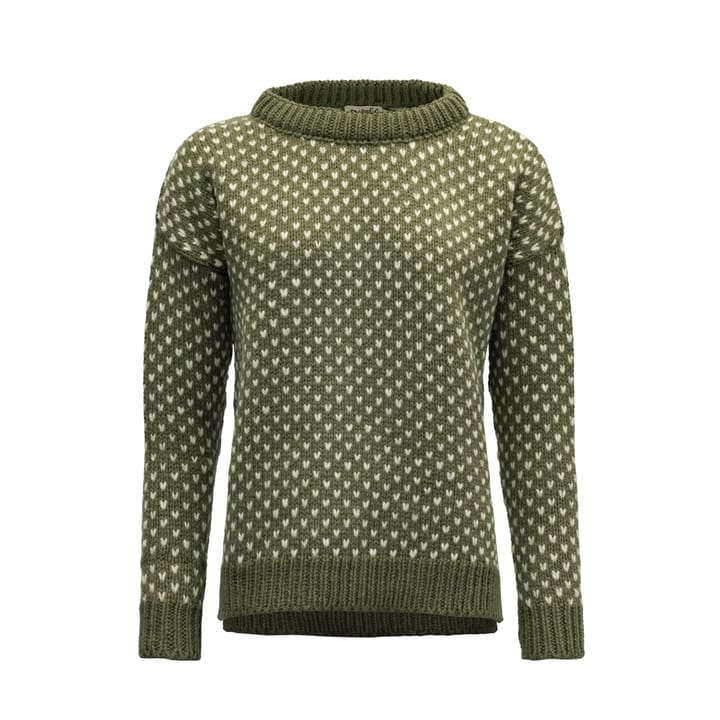 Devold Nordsj¯ Womans Split Seam Sweater OLIVE Devold