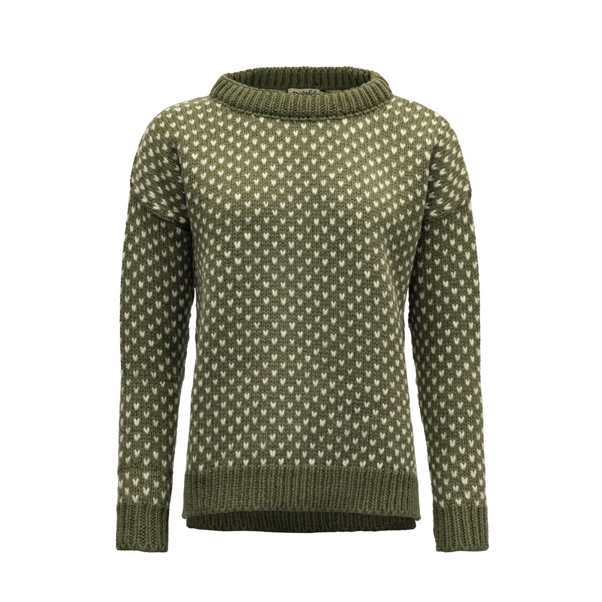 Devold Nordsj¯ Womans Split Seam Sweater OLIVE