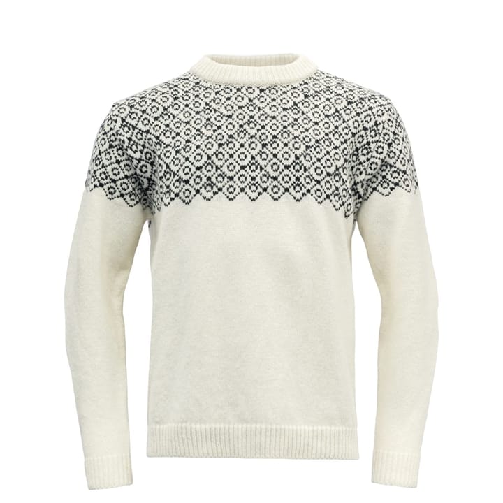 Bjørnøya Sweater Crew Neck OFFWHITE/INK Devold