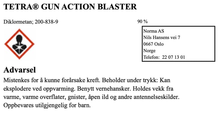 TetraGun Avfettning Action Blaster 355ml TetraGun