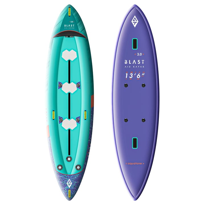 Aquatone Blast 13'6" Recreational Kayak 3-Person Aquatone Aquatone Blast 13'6" Recreational Kayak 3-Person Aquatone