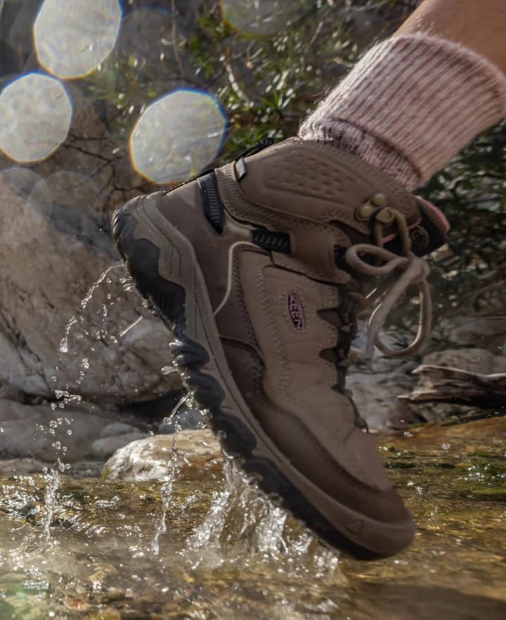 Keen Women's Targhee IV Mid Waterproof - Brindle-Nostalgia Rose Brindle-nostalgia Rose Keen