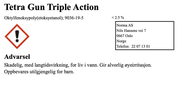 Tetra Gun Pussesett Kal. 20 Hagle TetraGun Tetra Gun Pussesett Kal. 20 Hagle TetraGun