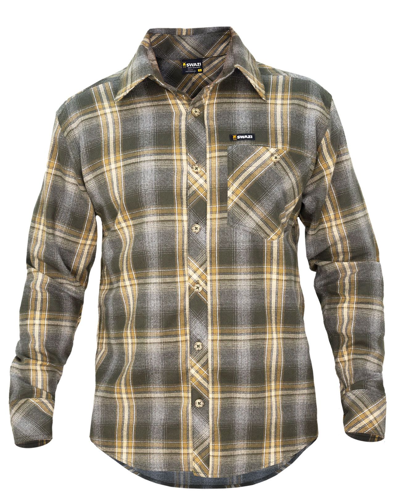 Swazi Men's Grafter Shirt Olive