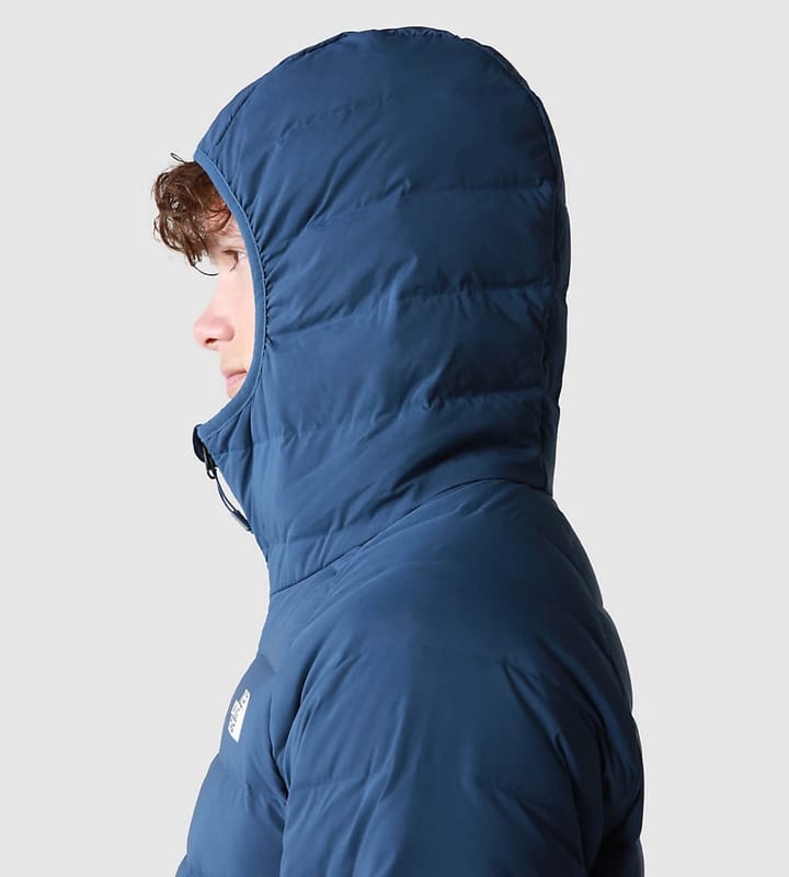 The North Face Men's Belleview Stretch Down Hoodie Shady Blue The North Face The North Face Men's Belleview Stretch Down Hoodie Shady Blue The North Face