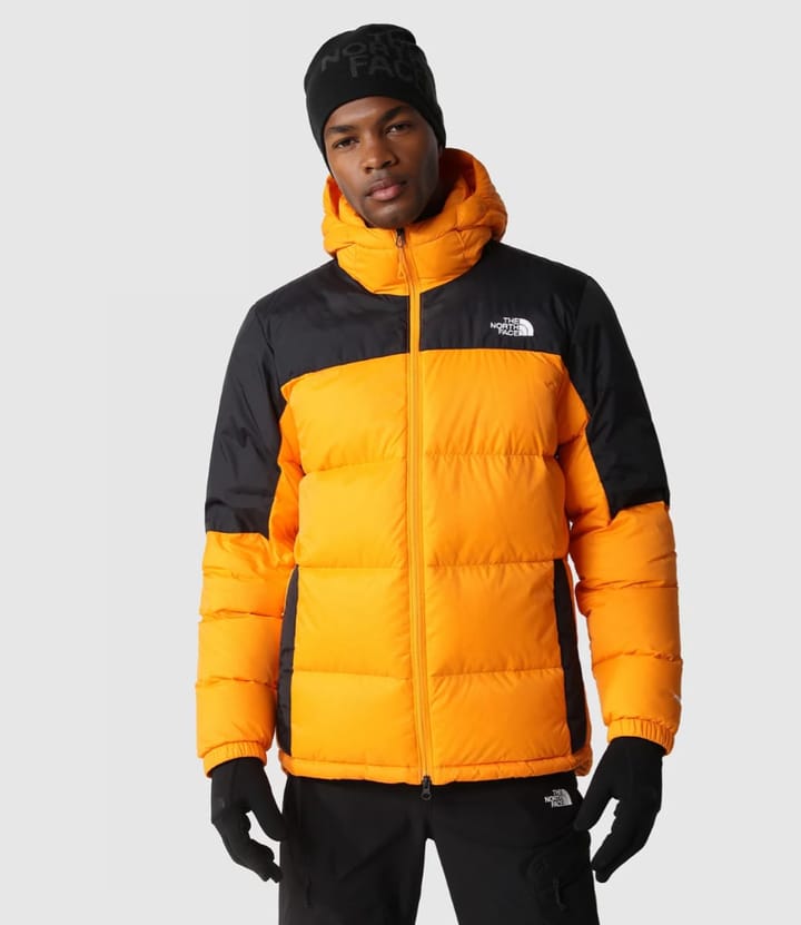The North Face M Diablo Down Hood Cone Orange-Tnf Black The North Face