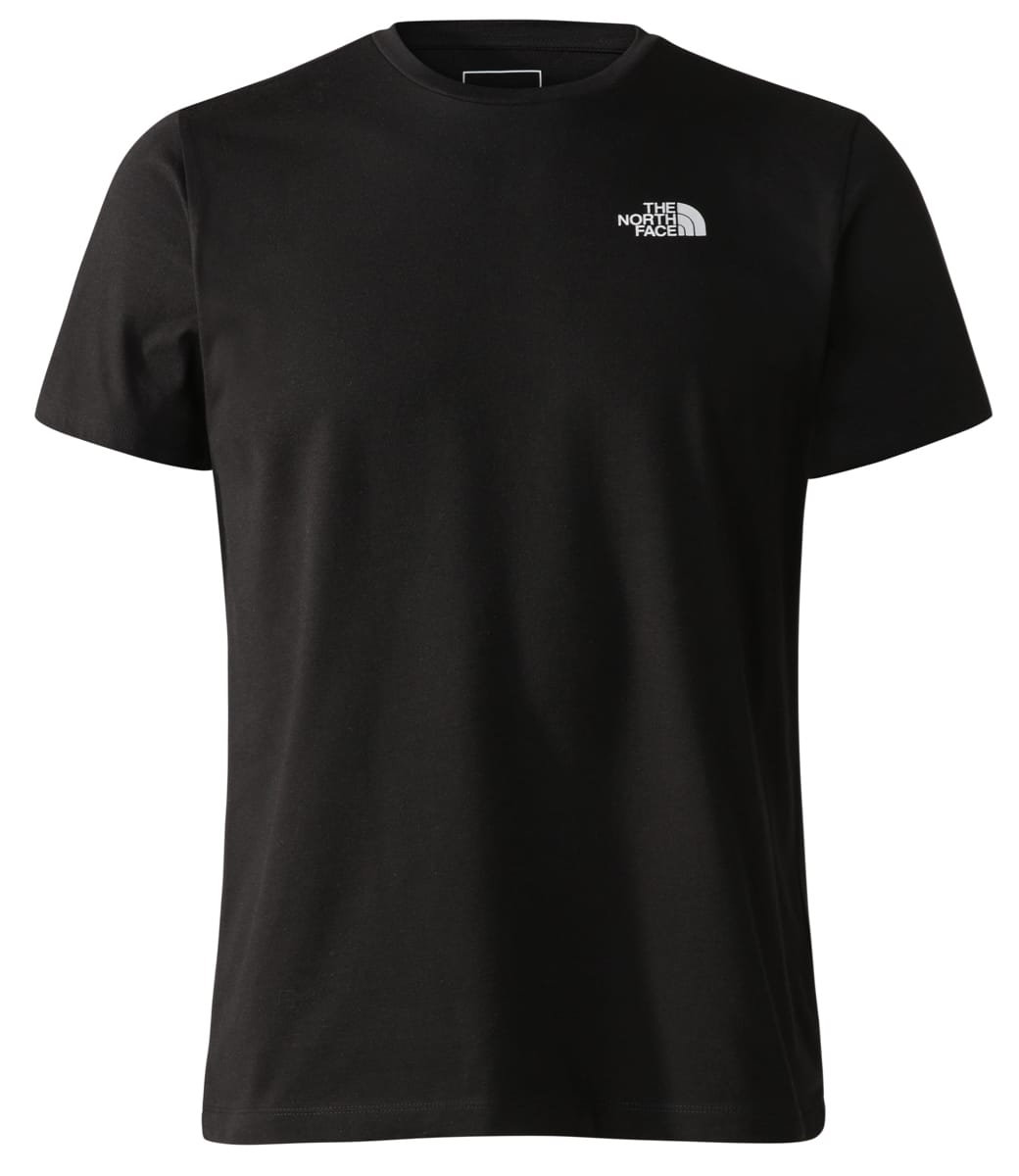 The North Face M Foundation Graphic Tee S/S - Eu Tnf Black/Retro Orange