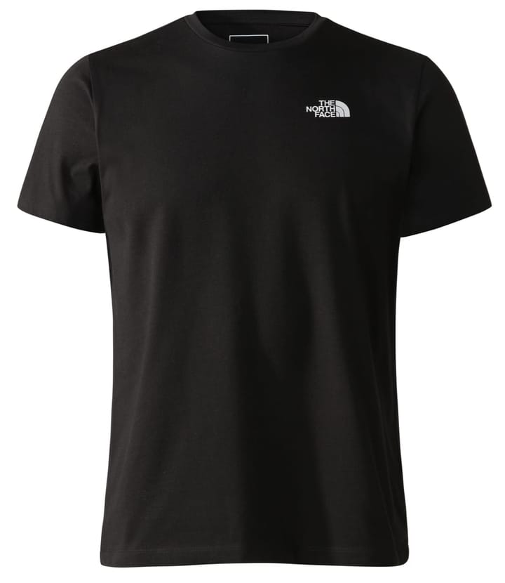 The North Face M Foundation Graphic Tee S/S - Eu Tnf Black/Retro Orange The North Face