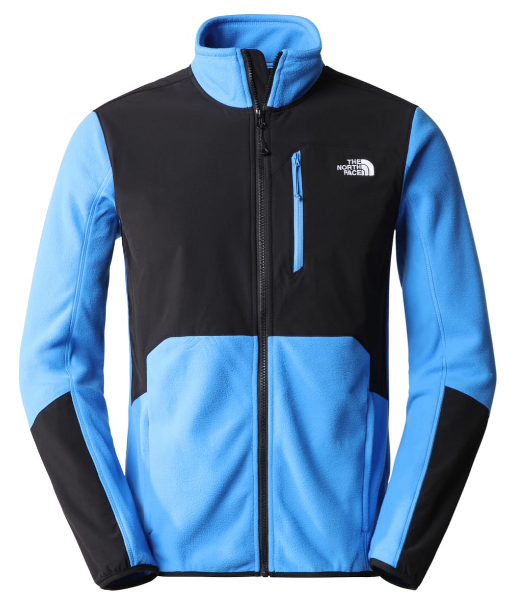The North Face M Glacier Pro Full Zip - Eu Super Sonic Blue/Tnfblack