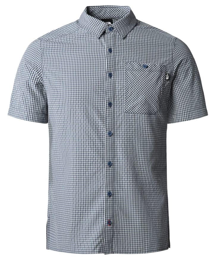 The North Face M S/S Hypress Shirt-Eu Shady Blue Plaid The North Face